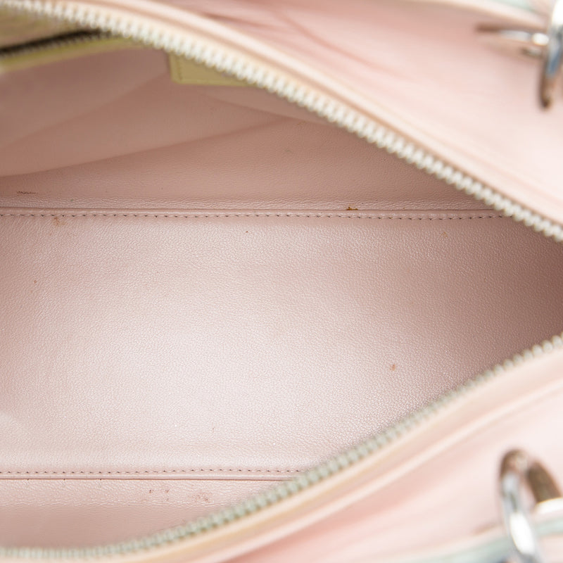 Medium Tricolor Lambskin Cannage Lady Dior - Image 4