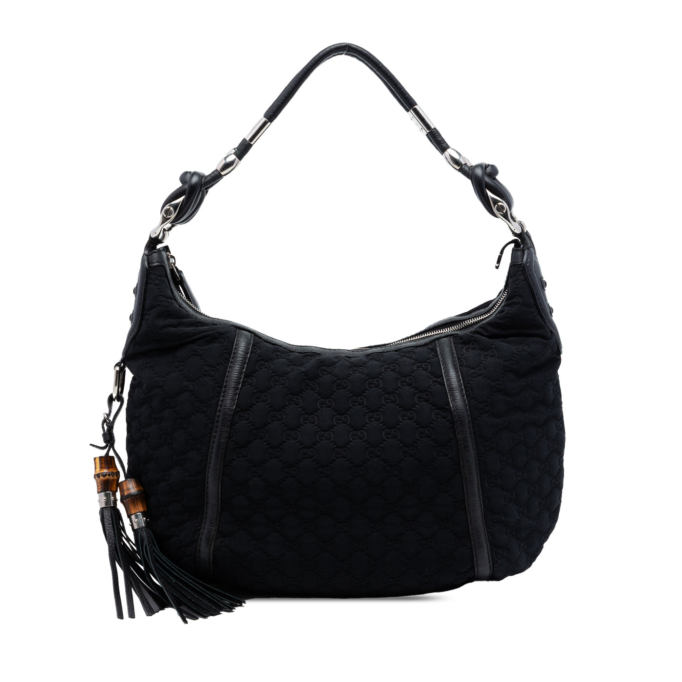 Guccissima Neoprene Techno Horsebit Hobo - Image 1