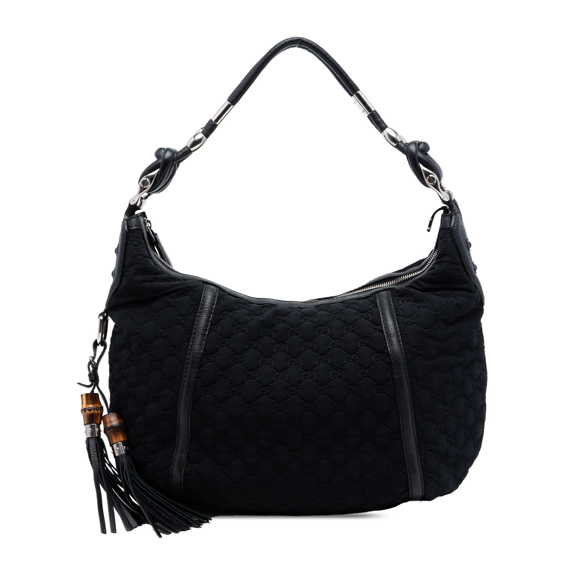 Guccissima Neoprene Techno Horsebit Hobo - Image 1