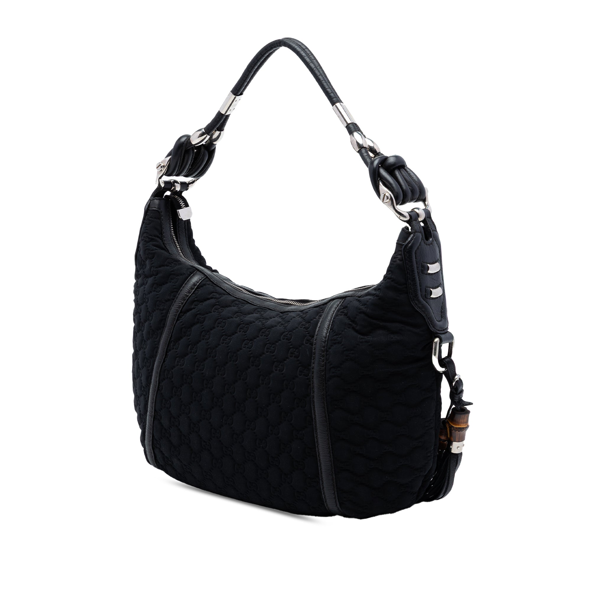 Guccissima Neoprene Techno Horsebit Hobo - Image 2
