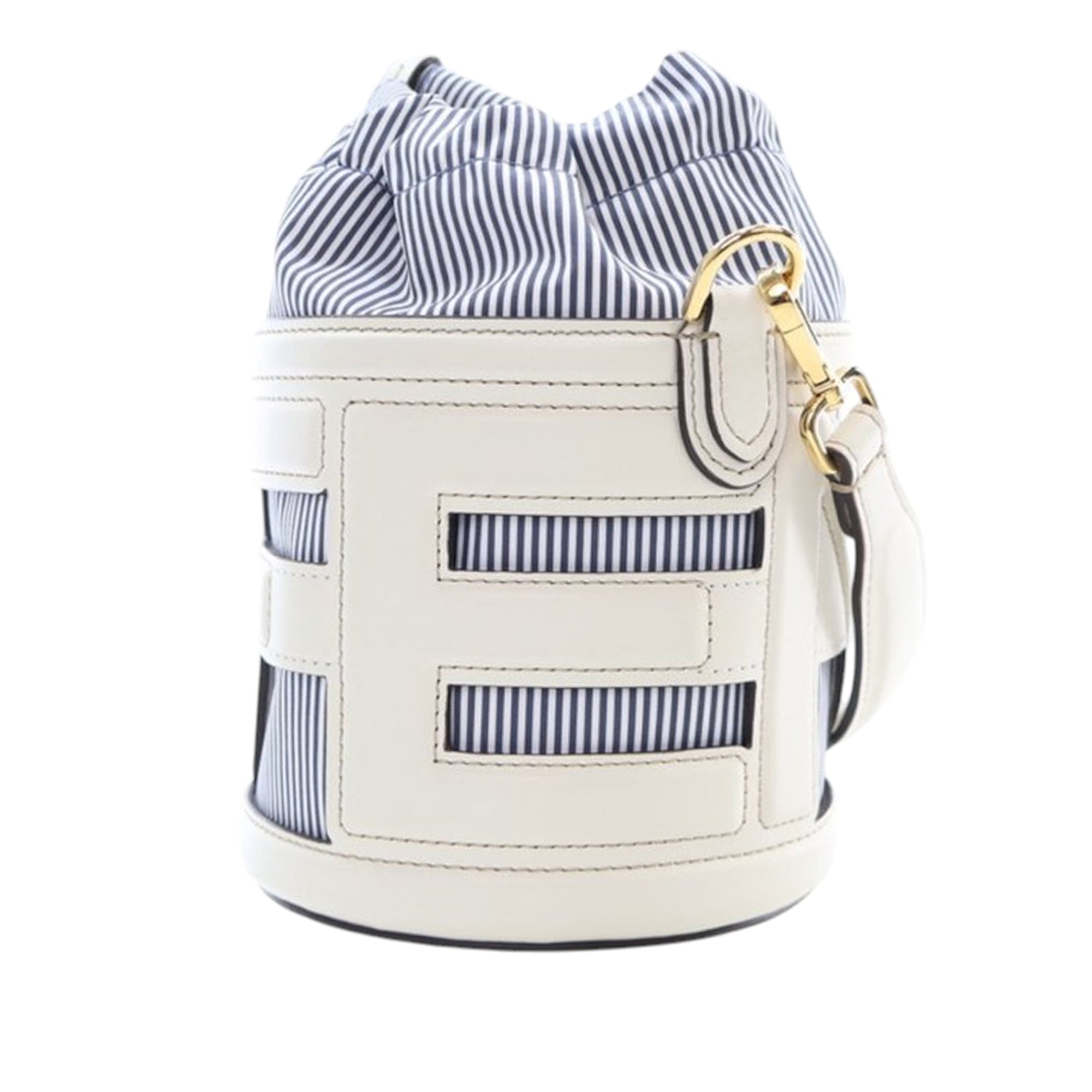 Mini Leather and Canvas Logo Step Out Bag - Image 5