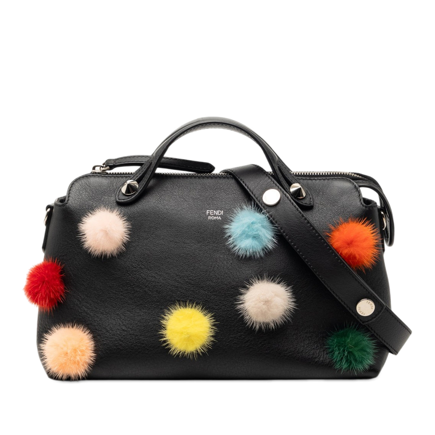 Medium Leather Pompom By The Way Satchel - Image 1