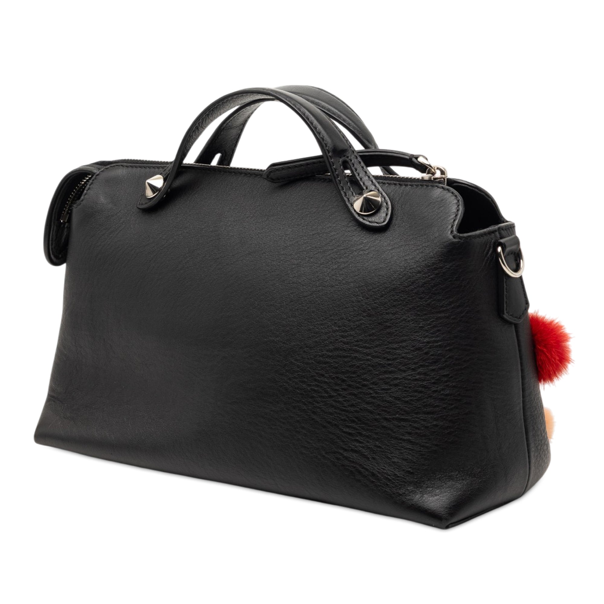 Medium Leather Pompom By The Way Satchel - Image 2