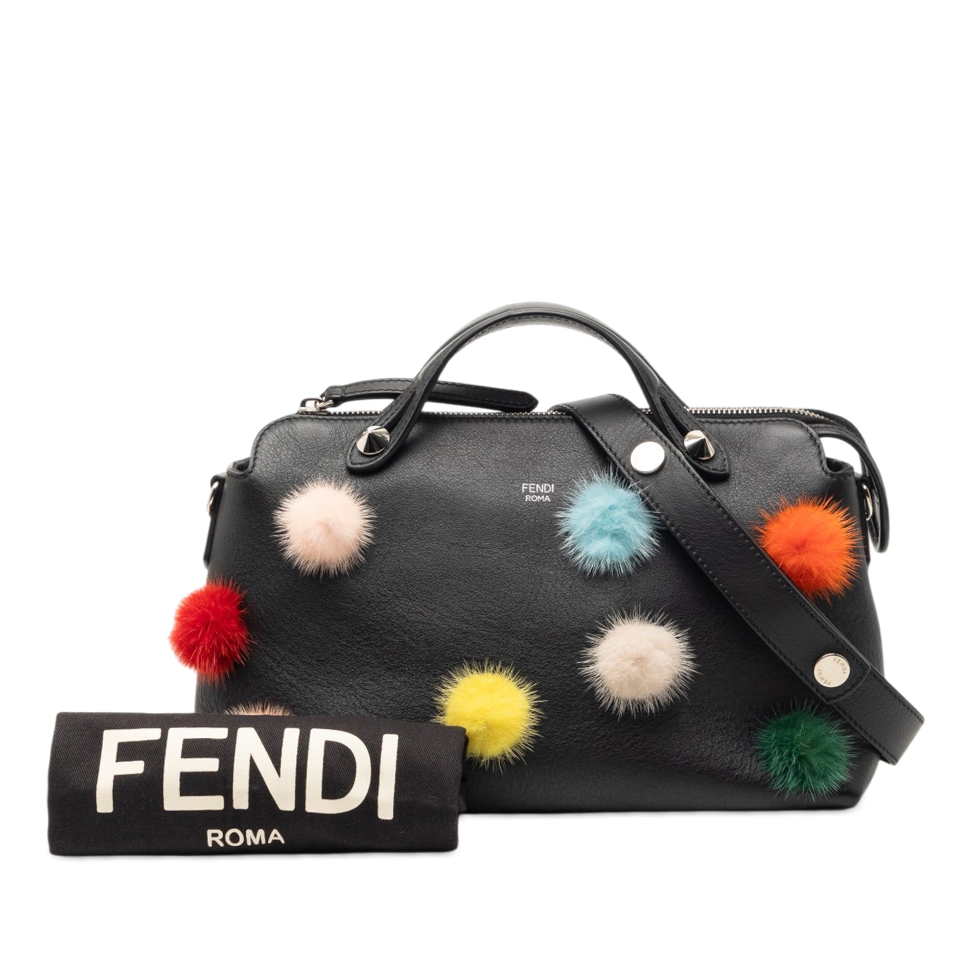 Medium Leather Pompom By The Way Satchel - Image 8