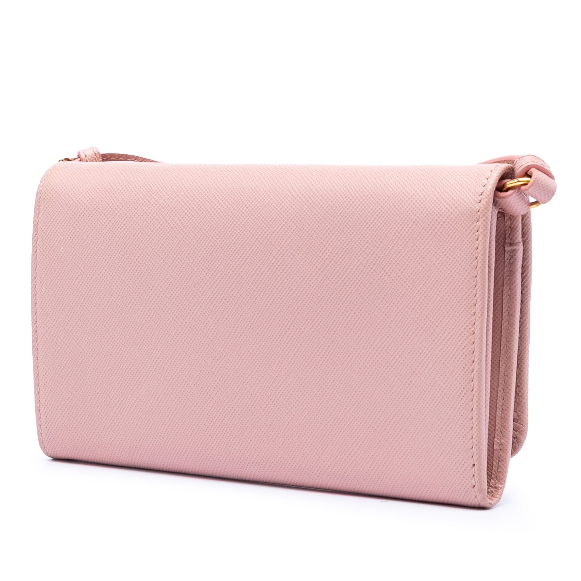 Saffiano Lux Bow Wallet On Strap - Image 2