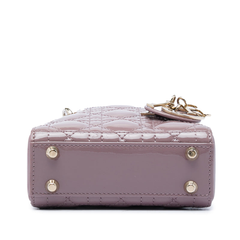 Micro Patent Cannage Lady Dior - Image 3