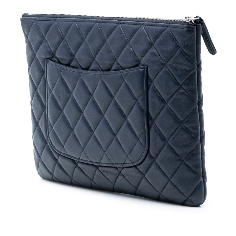 Medium Quilted Lambskin O Case Clutch - Image 2
