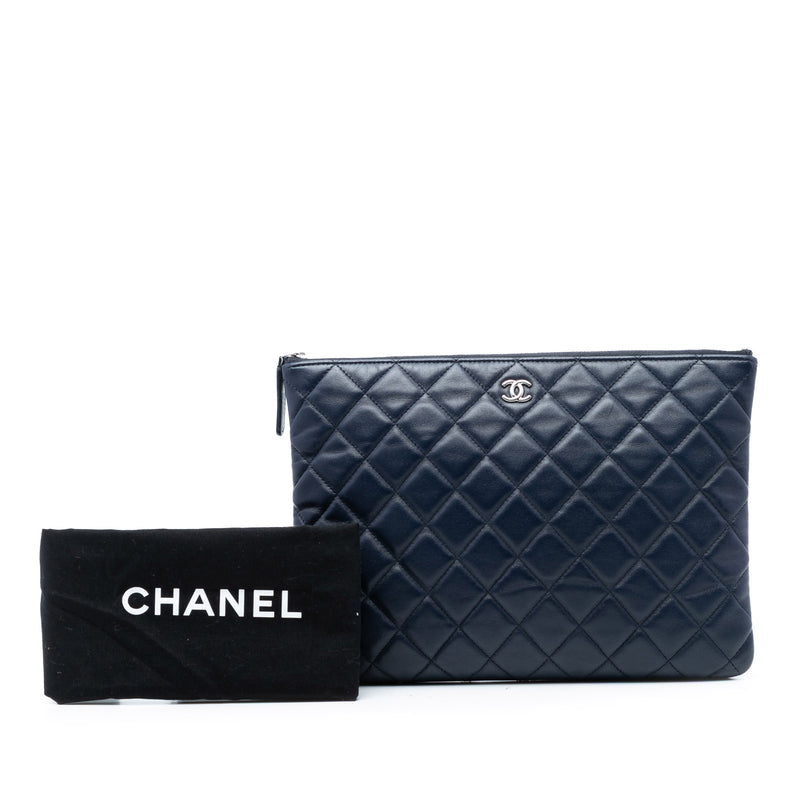 Medium Quilted Lambskin O Case Clutch - Image 8
