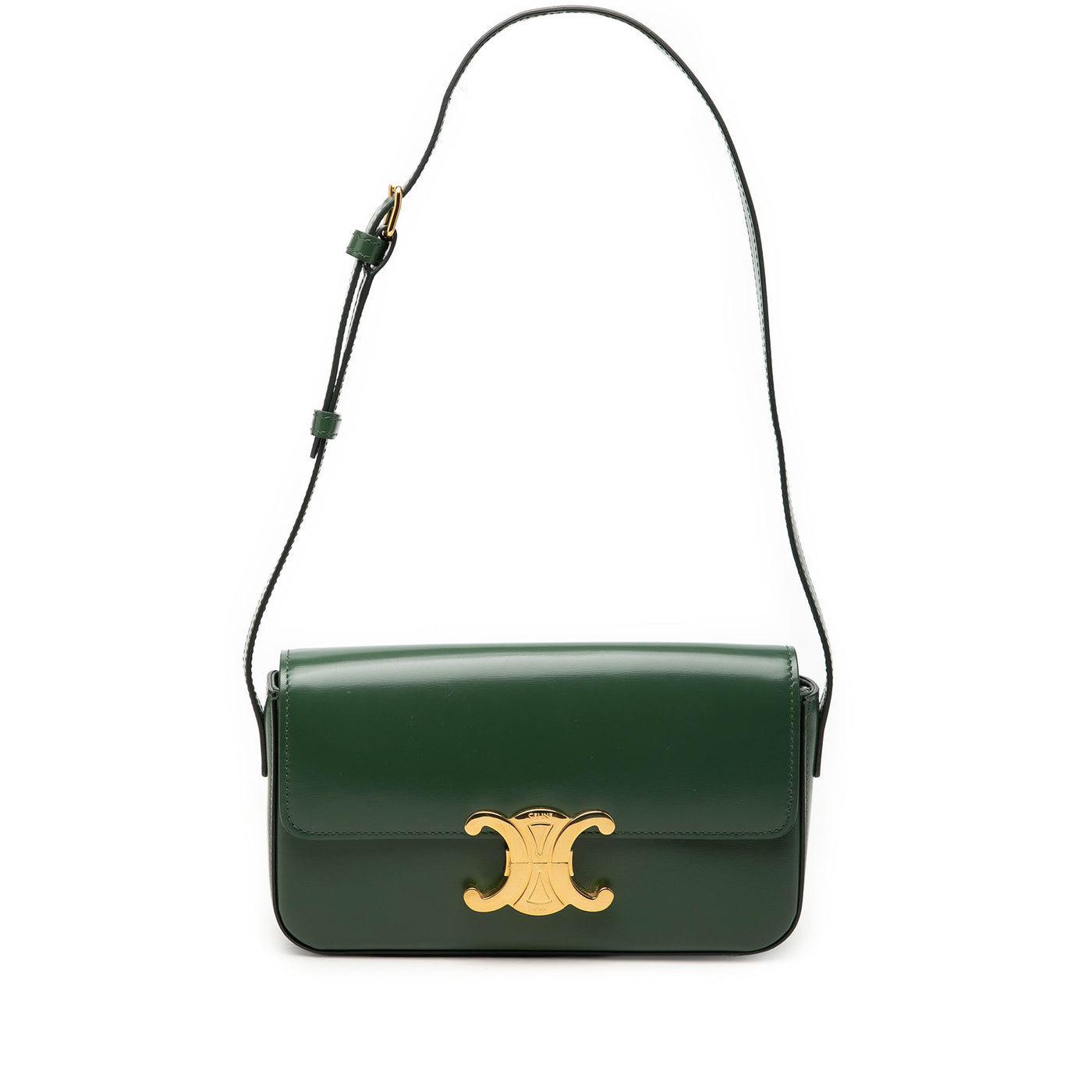 Shiny Calfskin Claude Shoulder Bag - Image 1