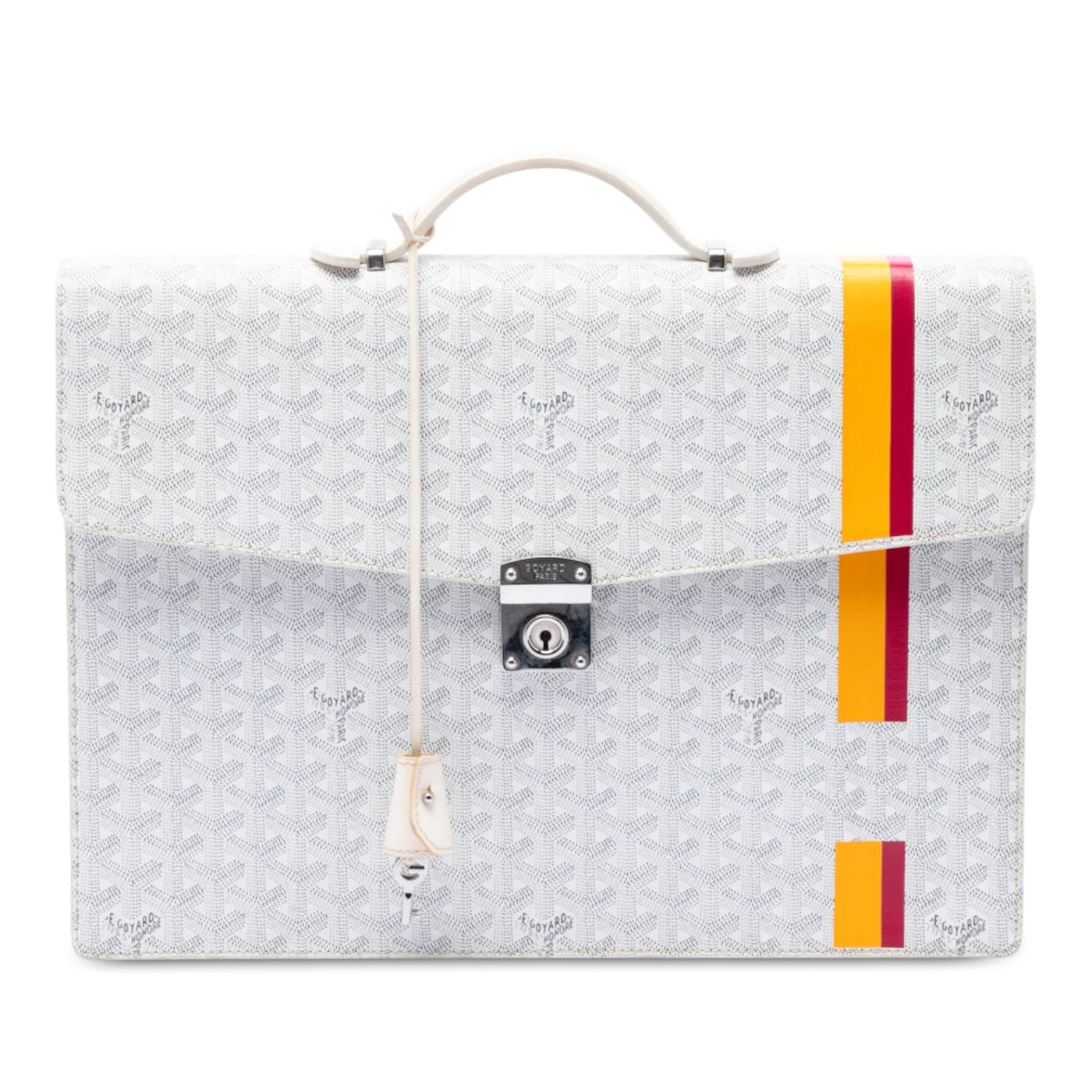 Goyardine Stripe Serviette Chypre - Image 1