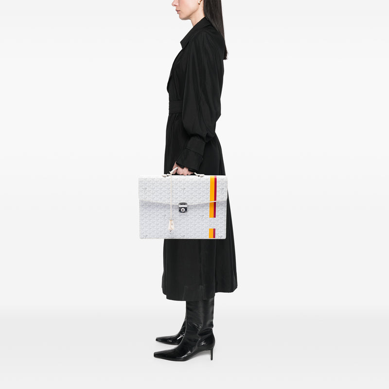 Goyardine Stripe Serviette Chypre - Image 6