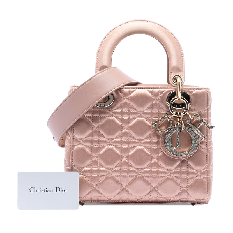 Small Satin Cannage My ABCDior Lady Dior - Image 7