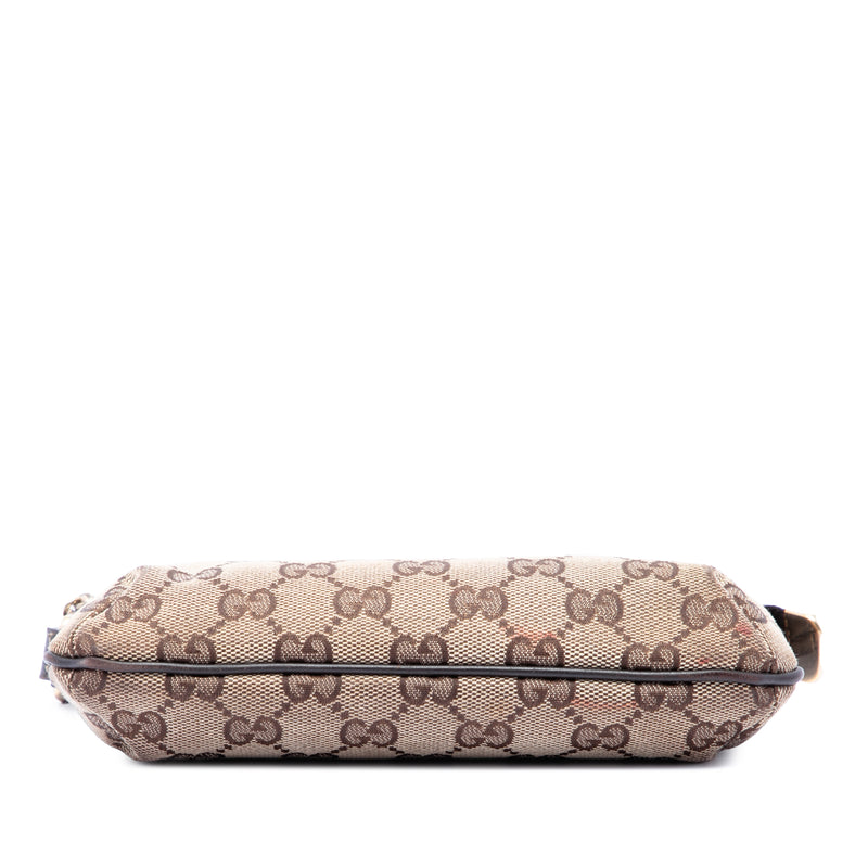 GG Canvas Web Jolicoeur Wristlet Pouch - Image 3