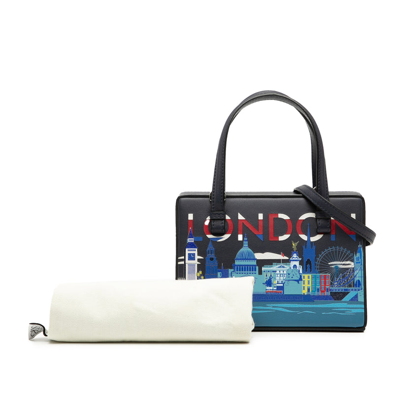 Small Leather London Postal Top Handle Bag - Image 8