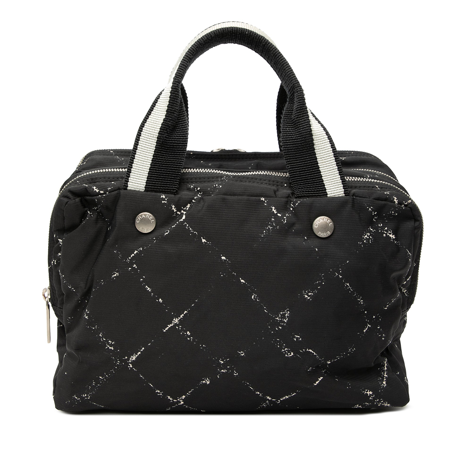 Old Travel Line Nylon Handbag - Image 1
