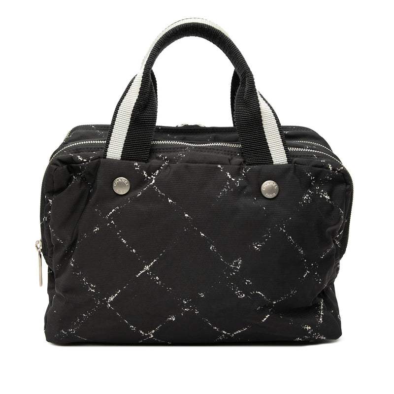 Old Travel Line Nylon Handbag