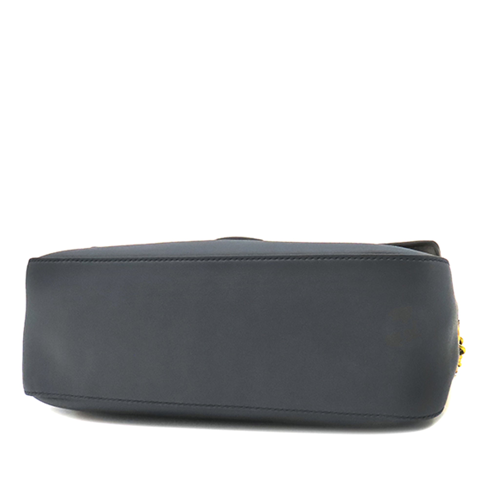 Bicolor Leather Double F Baguette Satchel - Image 3