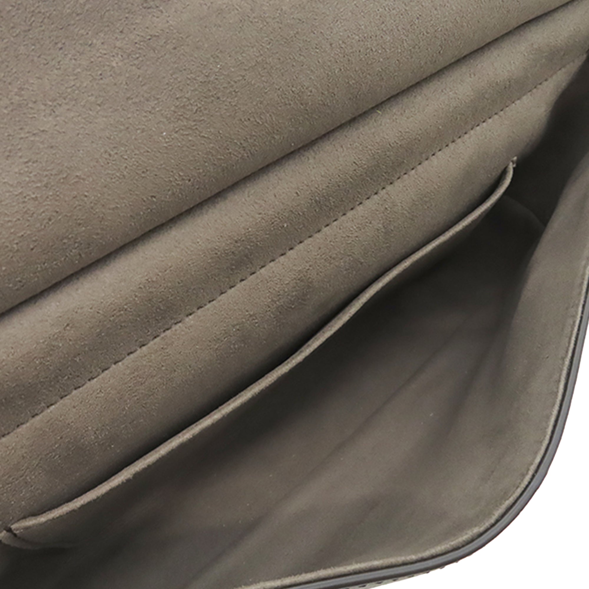 Bicolor Leather Double F Baguette Satchel - Image 4