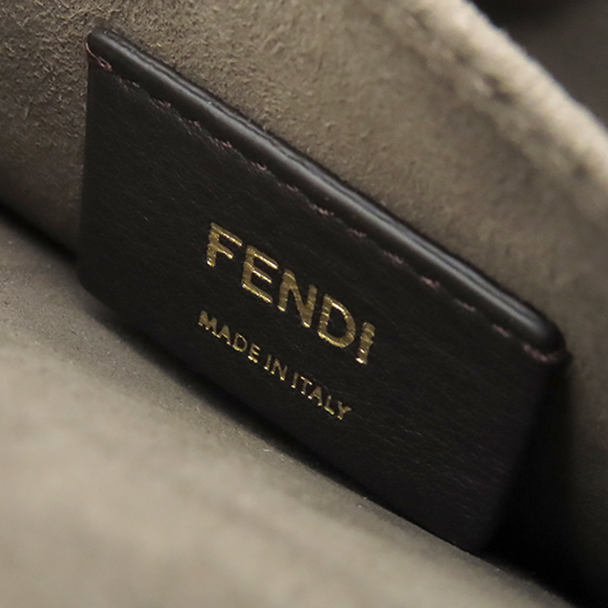 Bicolor Leather Double F Baguette Satchel - Image 6