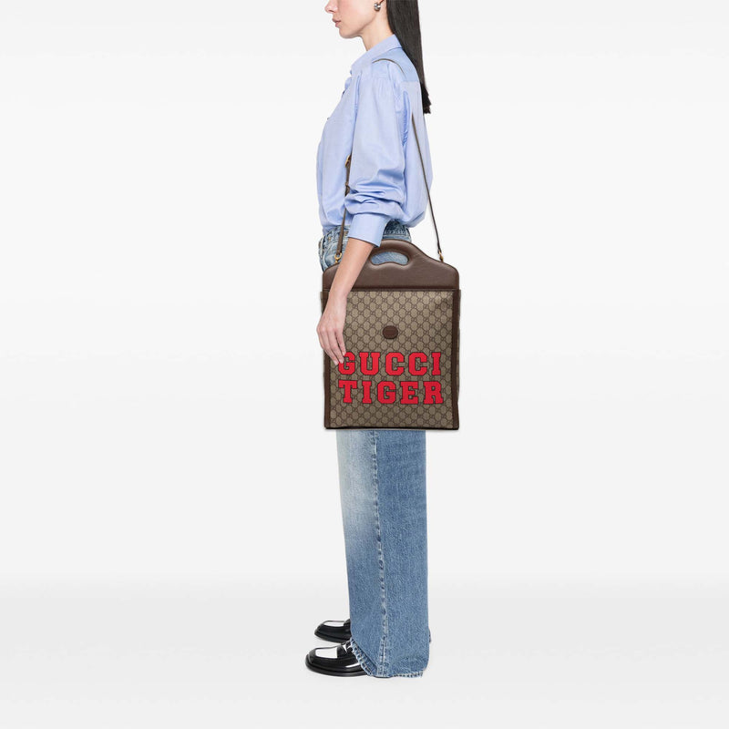 GG Supreme Web Tiger Satchel - Image 6
