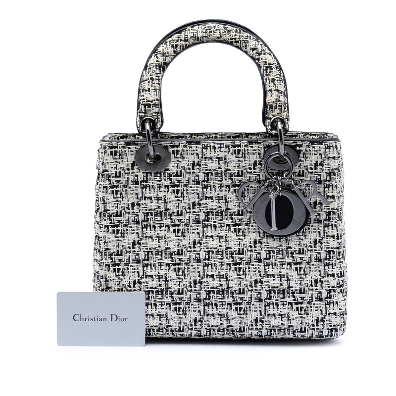 Medium Tweed Lady Dior - Image 8