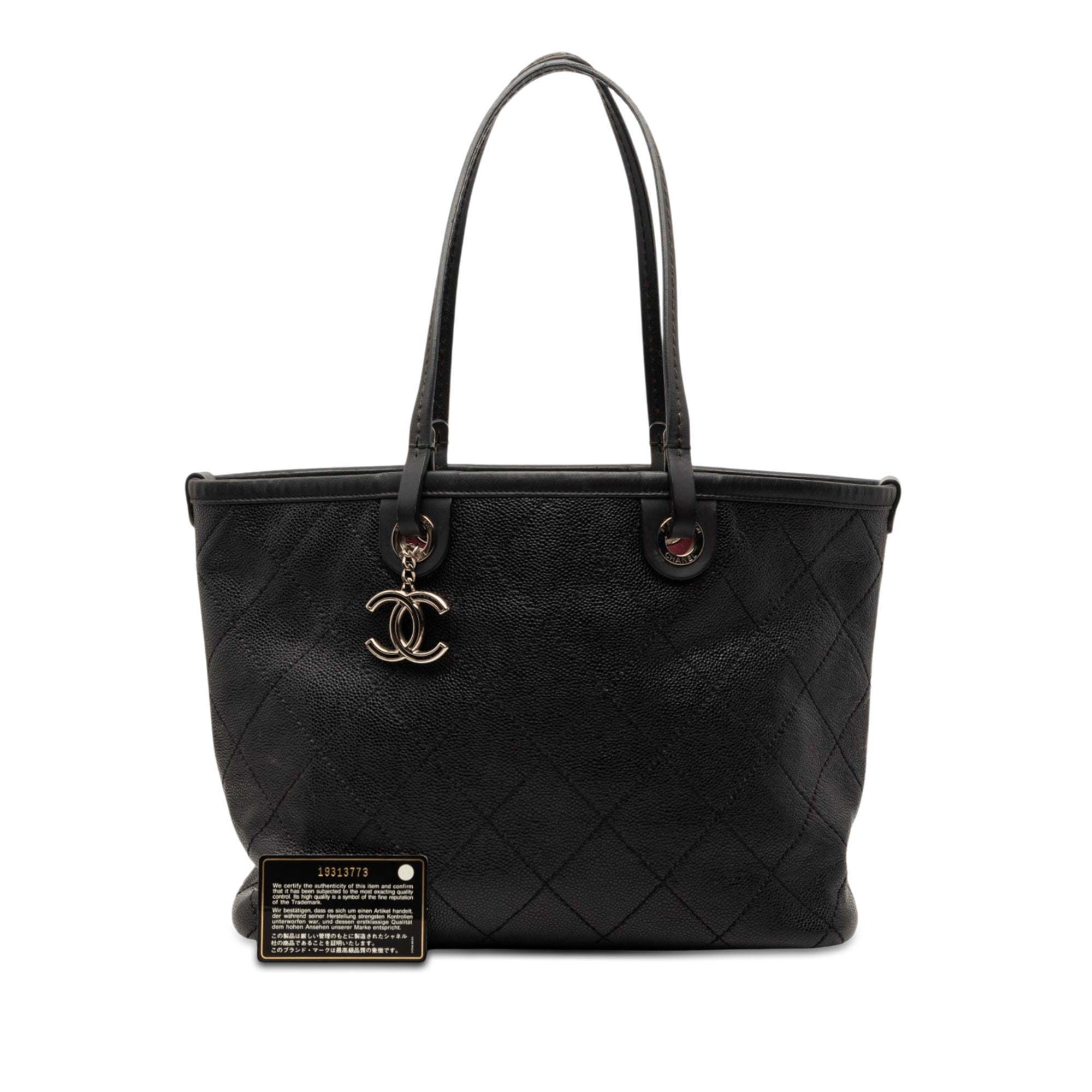 CC Caviar Wild Stitch On the Road Tote - Image 8