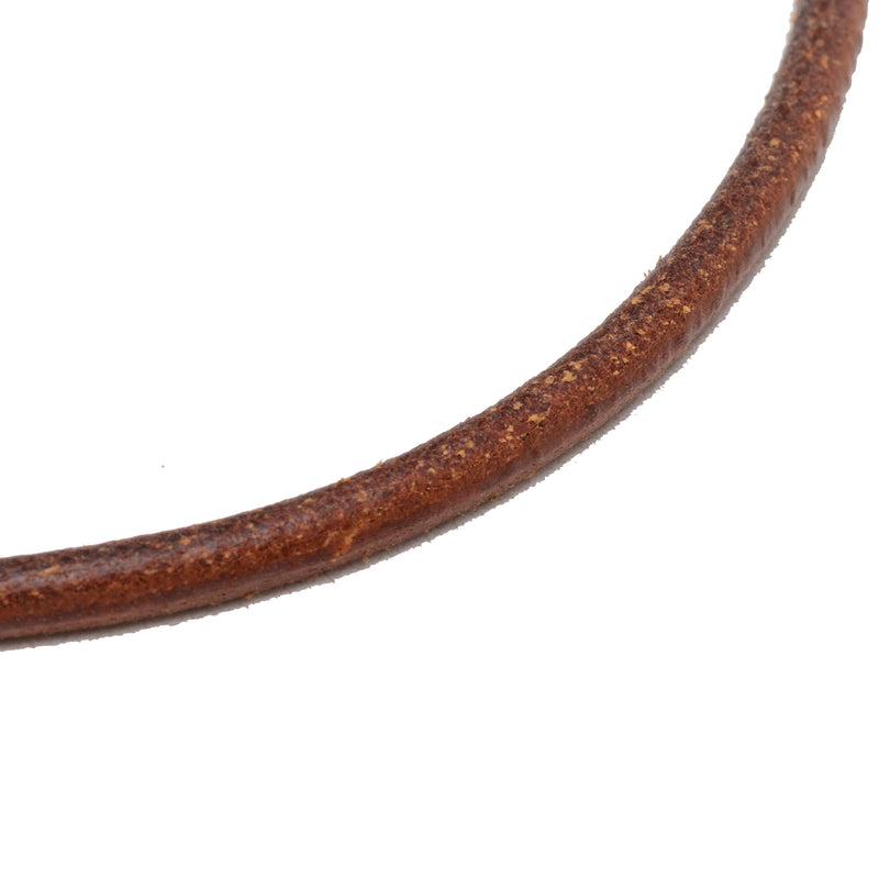 Leather and Gold Plated Kite Choker Necklace - Image 4