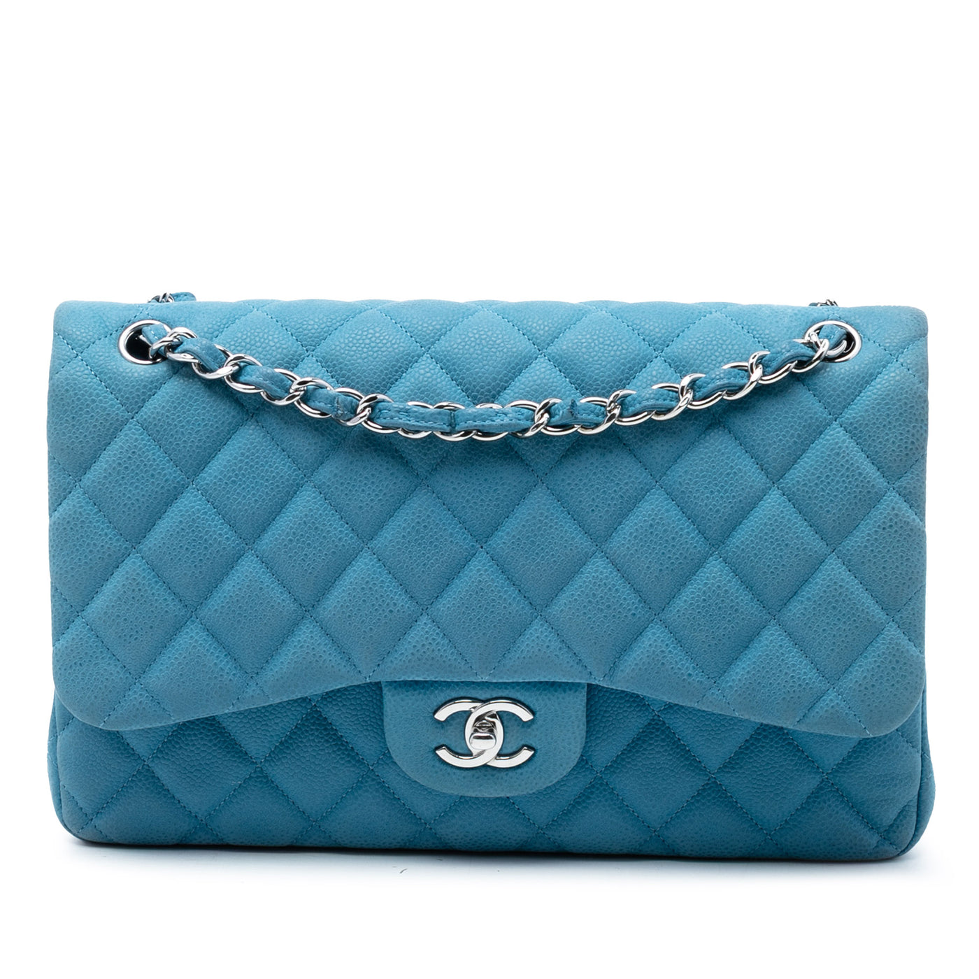 Jumbo Classic Caviar Double Flap - Image 1