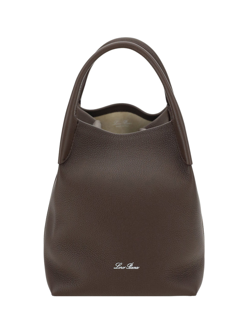 Loro Piana Shoulder Bag — Brown Calf Leather (bos Taurus)