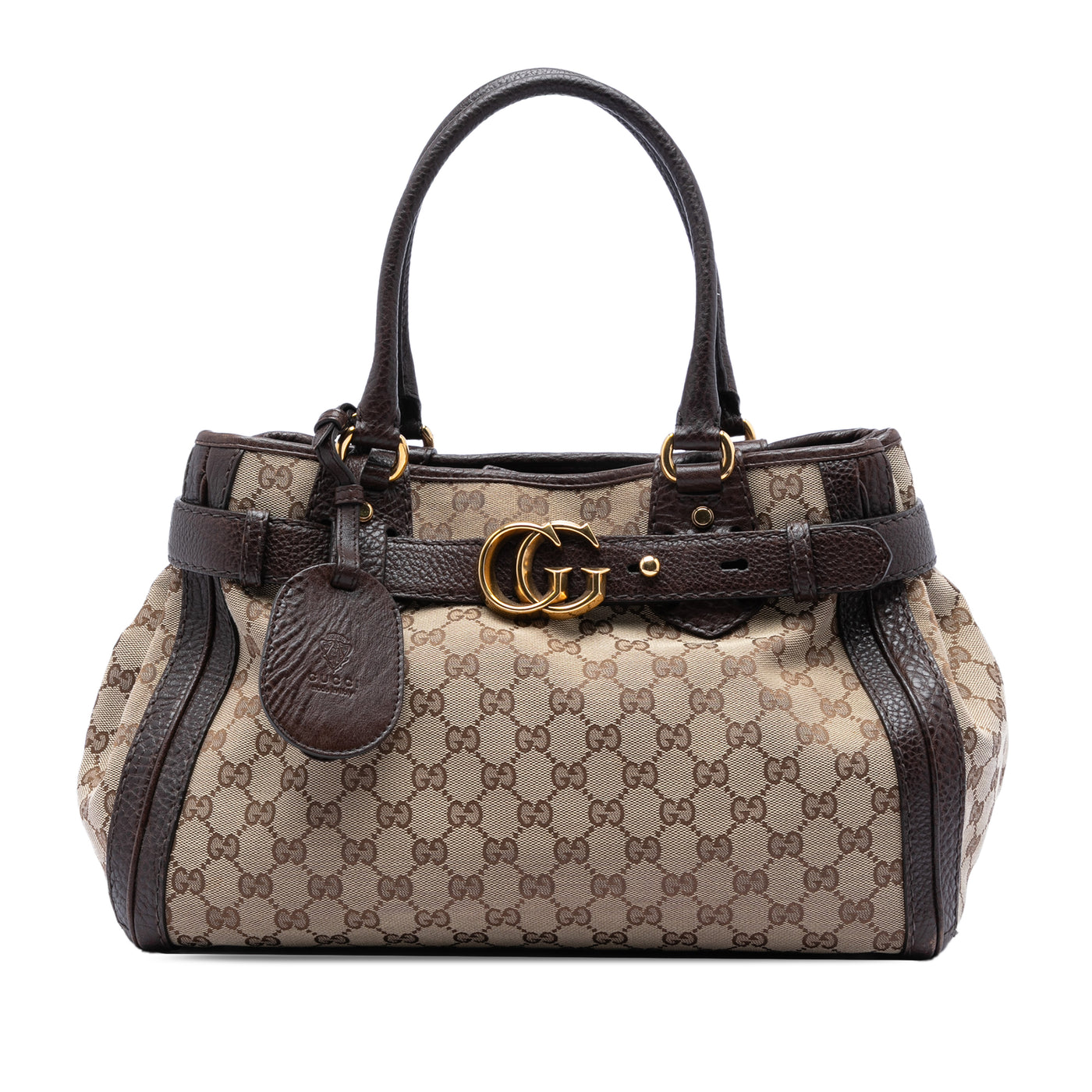 GG Canvas Running Tote - Image 1