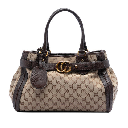 GG Canvas Running Tote - Image 1