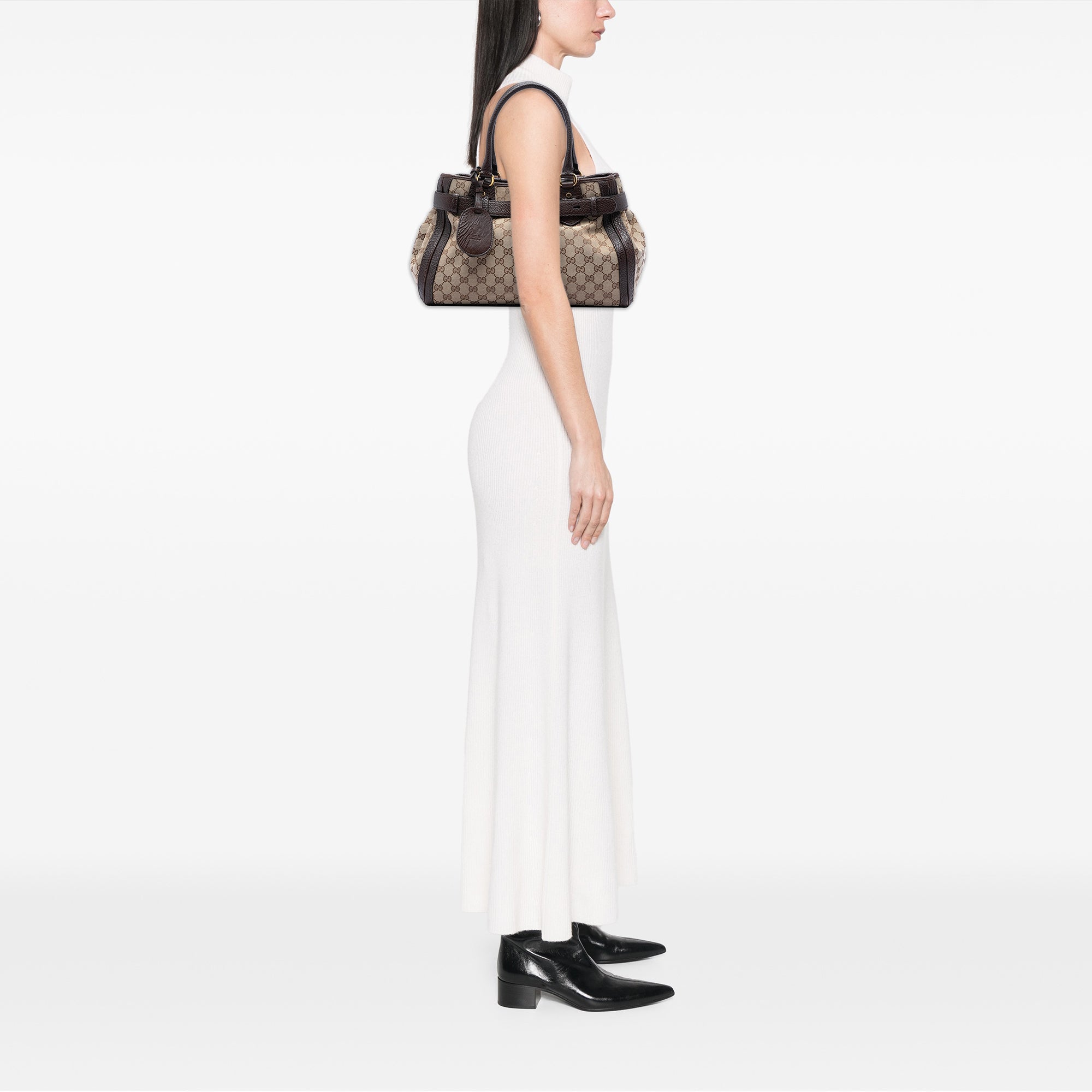 GG Canvas Running Tote - Image 6