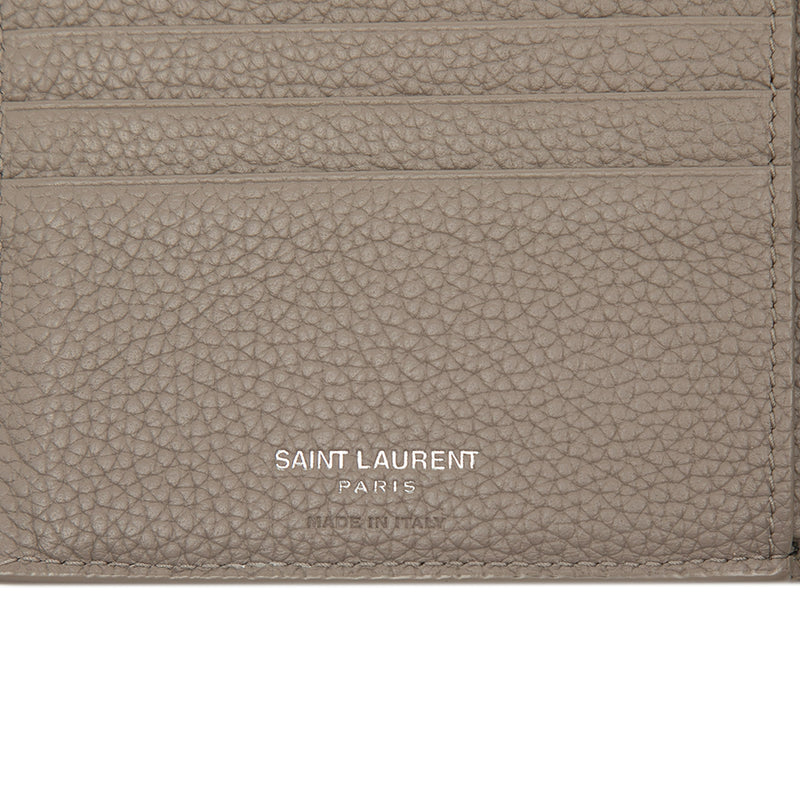 Grained Leather Tiny Cassandre Bifold Wallet - Image 6