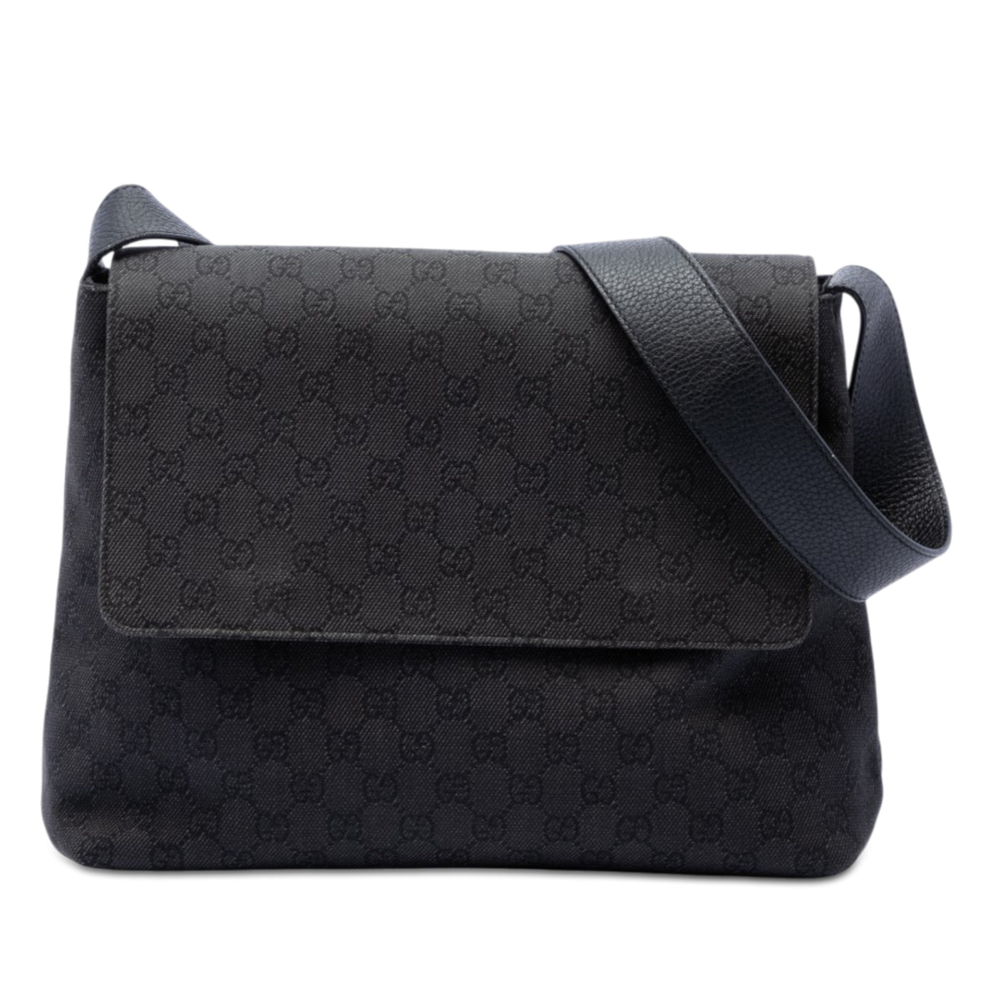 GG Denim Messenger Bag - Image 1