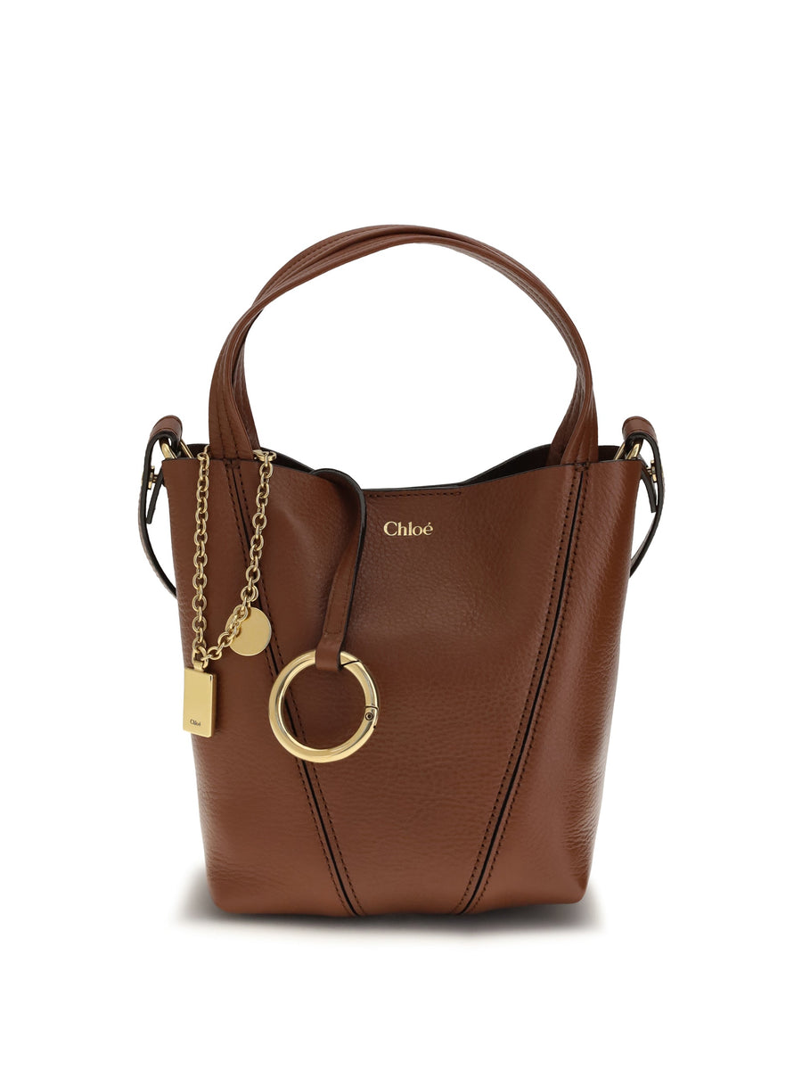 Chloé Shoulder Bag — Brown Calf Leather Bos Taurus
