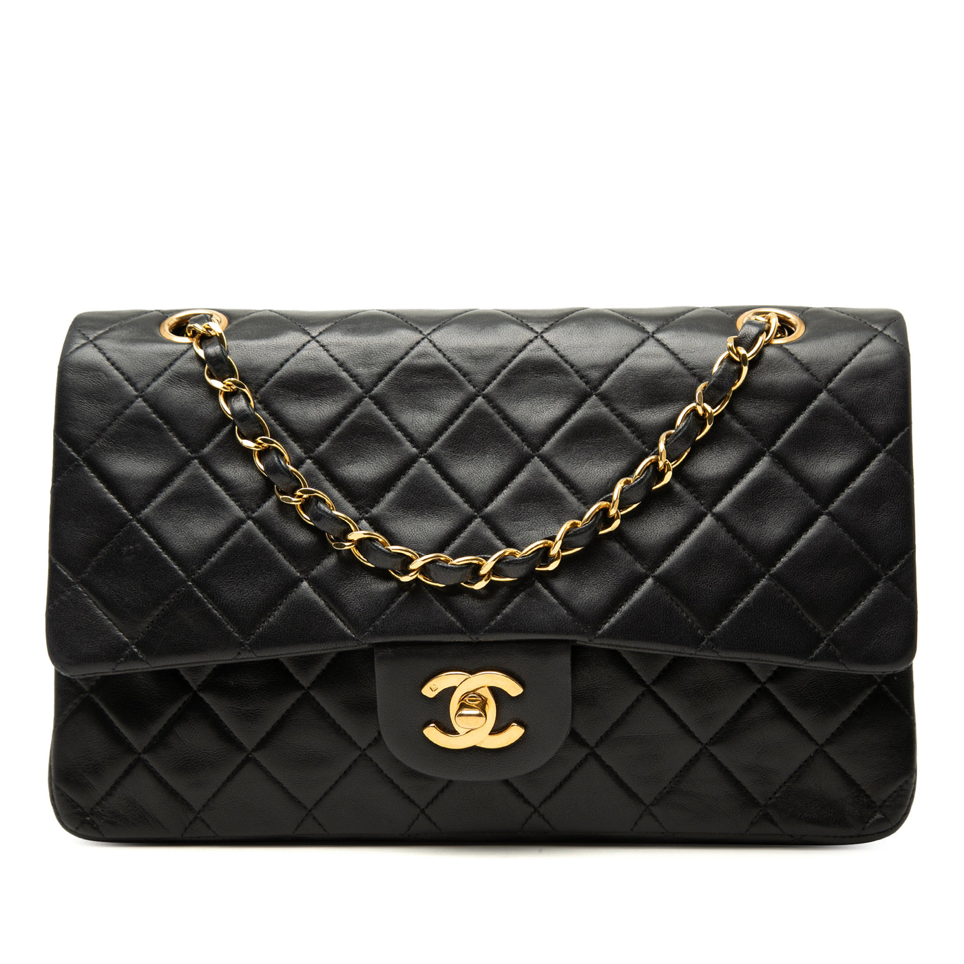 Medium Classic Lambskin Double Flap - Image 1