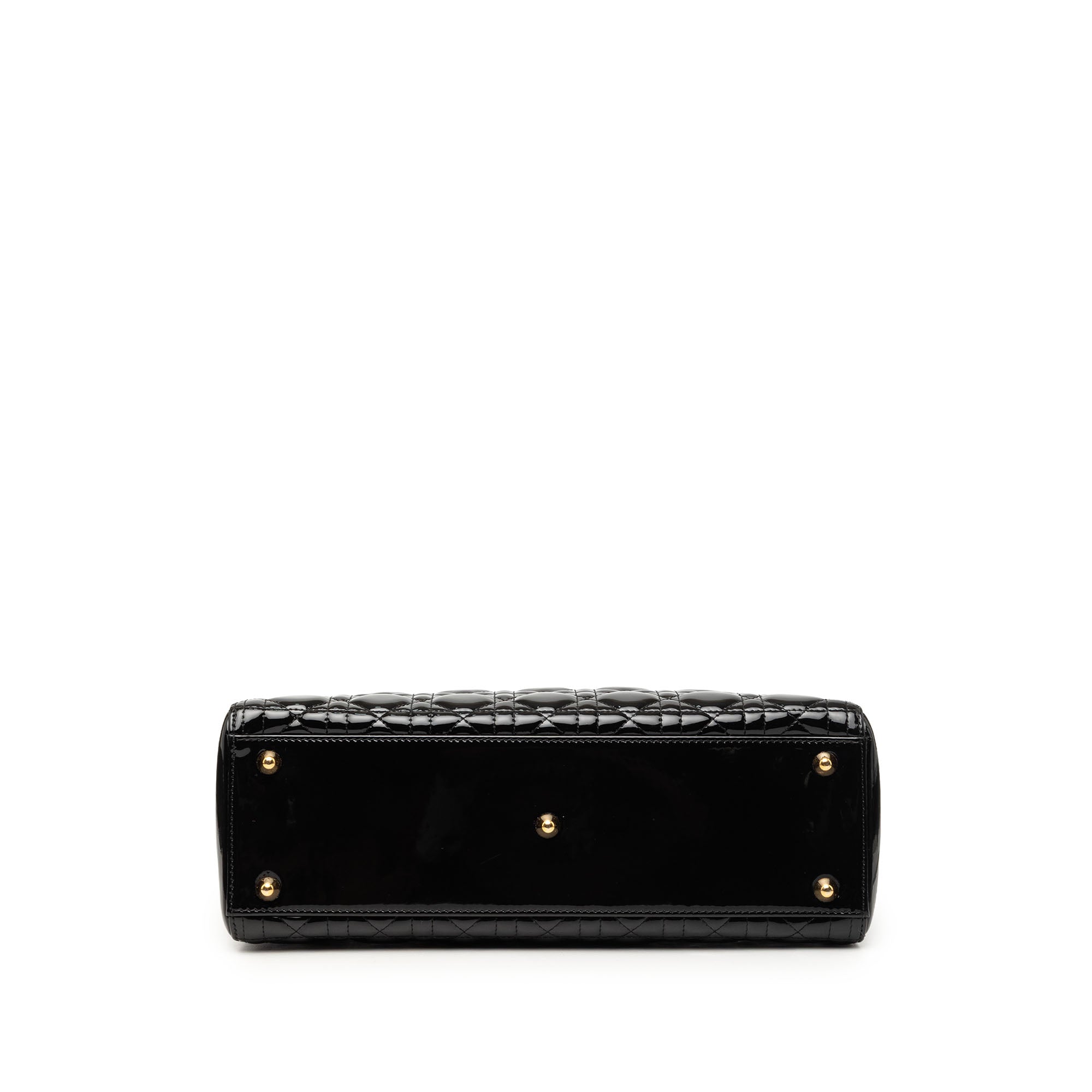 Large Patent Cannage Lady Dior - Image 3