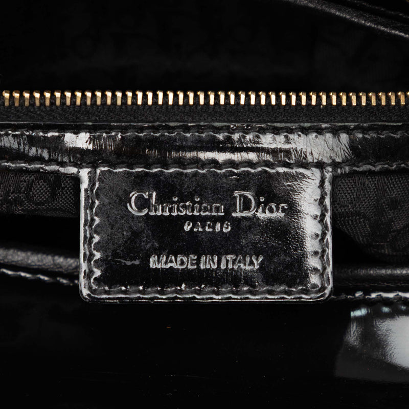 Large Patent Cannage Lady Dior - Image 5