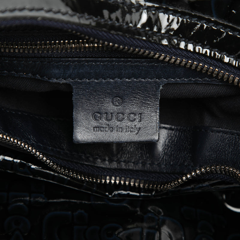 Patent Horsebit Glam Hobo - Image 5