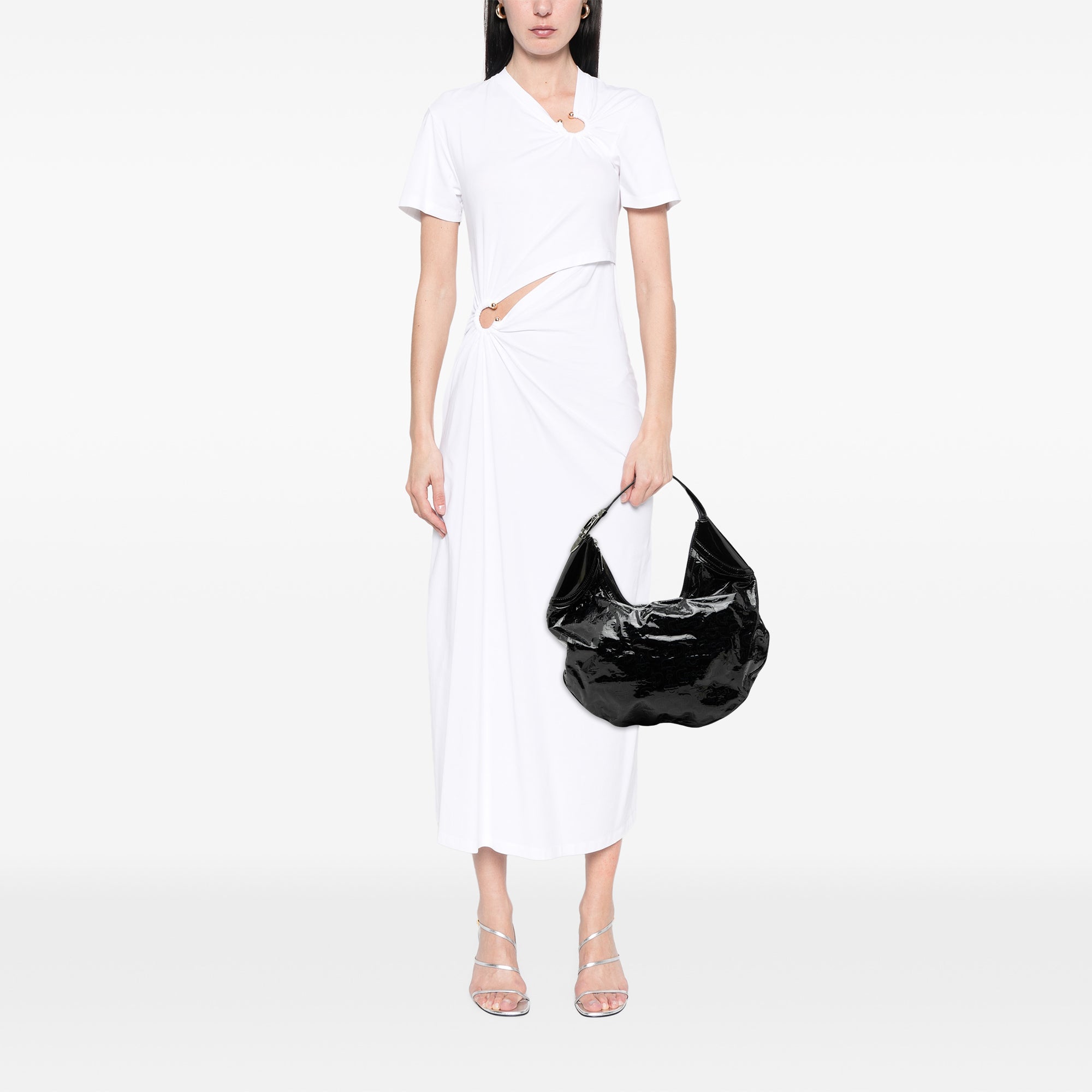 Patent Horsebit Glam Hobo - Image 7