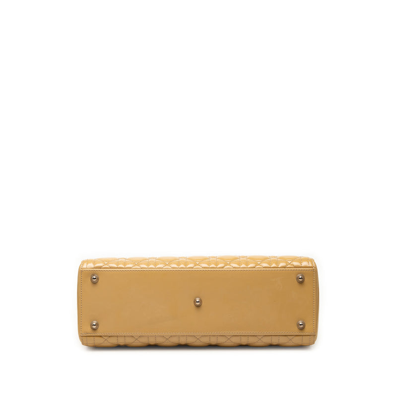 Large Patent Cannage Lady Dior - Image 3