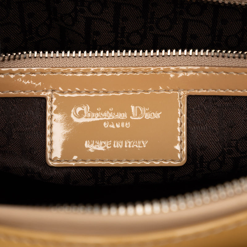 Large Patent Cannage Lady Dior - Image 5