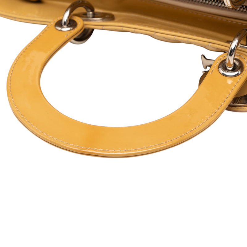 Large Patent Cannage Lady Dior - Image 6
