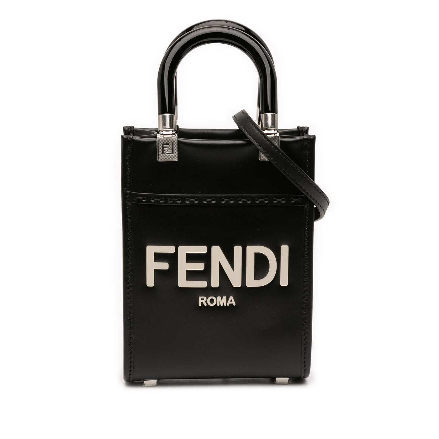 Mini Leather Sunshine Shopper Tote - Image 1