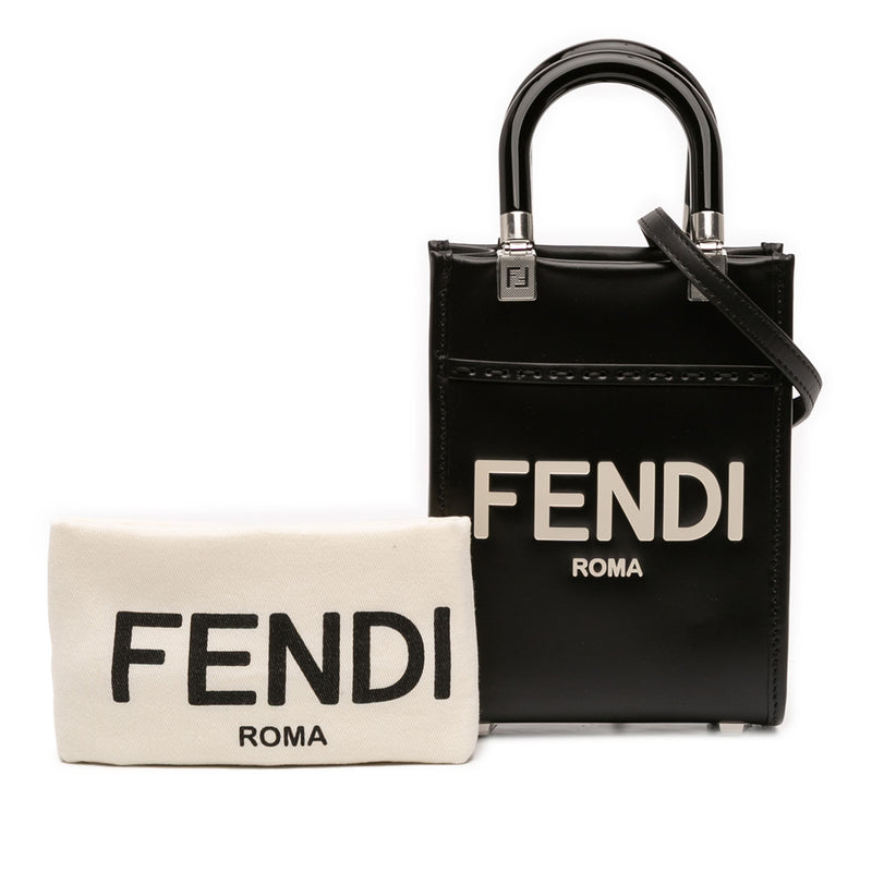 Mini Leather Sunshine Shopper Tote - Image 12