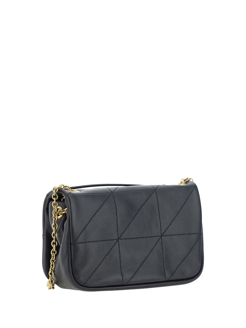 Saint Laurent Jamie Shoulder Bag — Black Lambskin