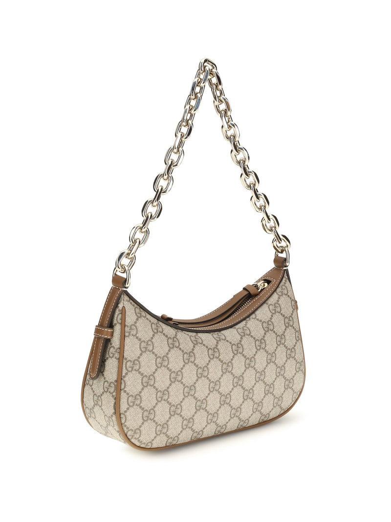 Gucci Shoulder Bag — Beige Fabric