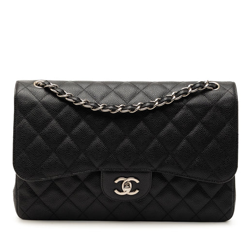 Jumbo Classic Caviar Double Flap - Image 1