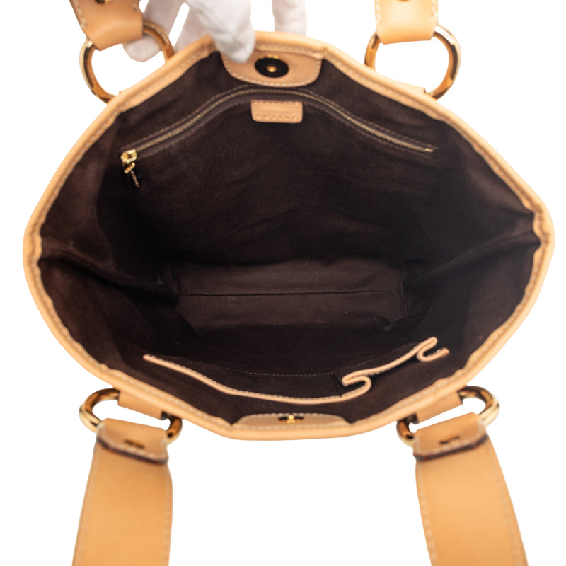 Macadam Coated Canvas Vertical Tote - Image 4