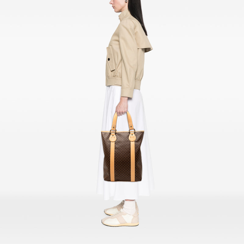 Macadam Coated Canvas Vertical Tote - Image 7